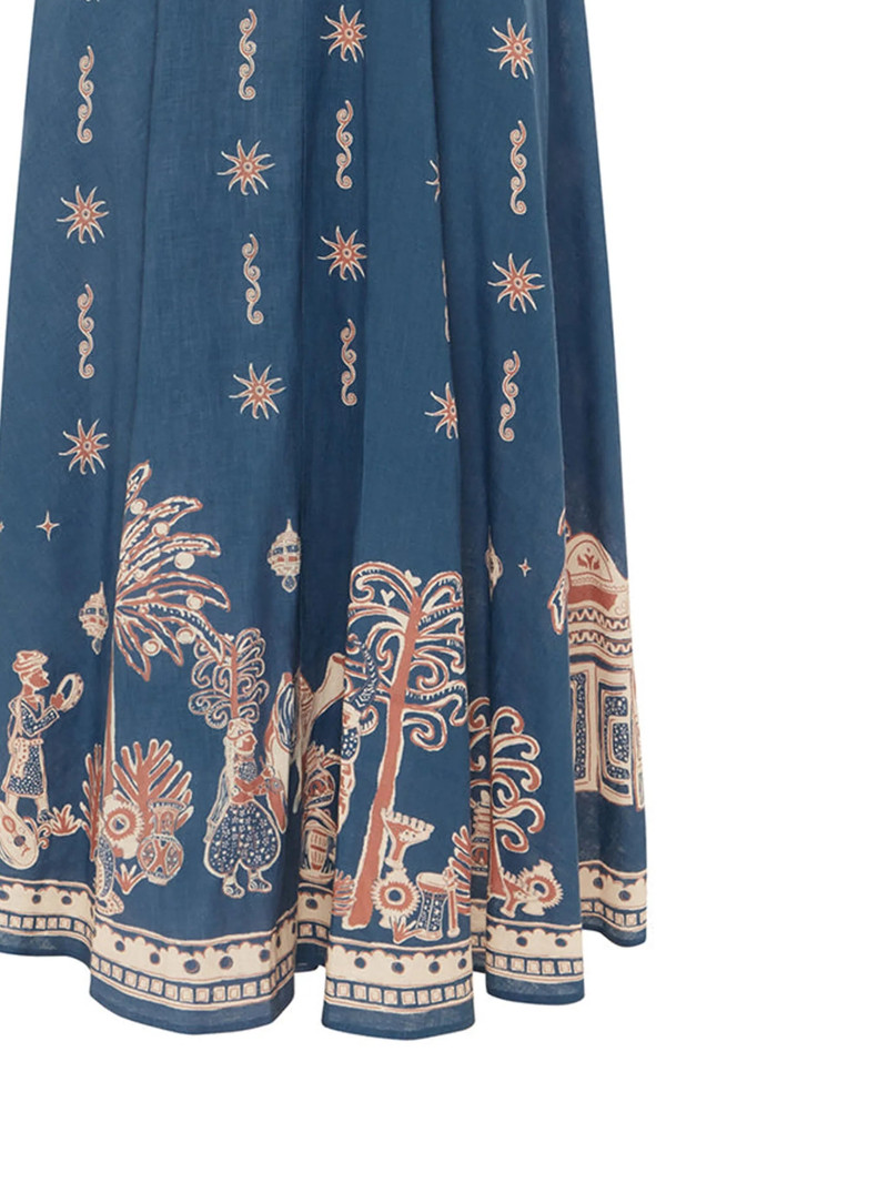 ALÉMAIS Alemais Acacia Printed Midi Dress outlook