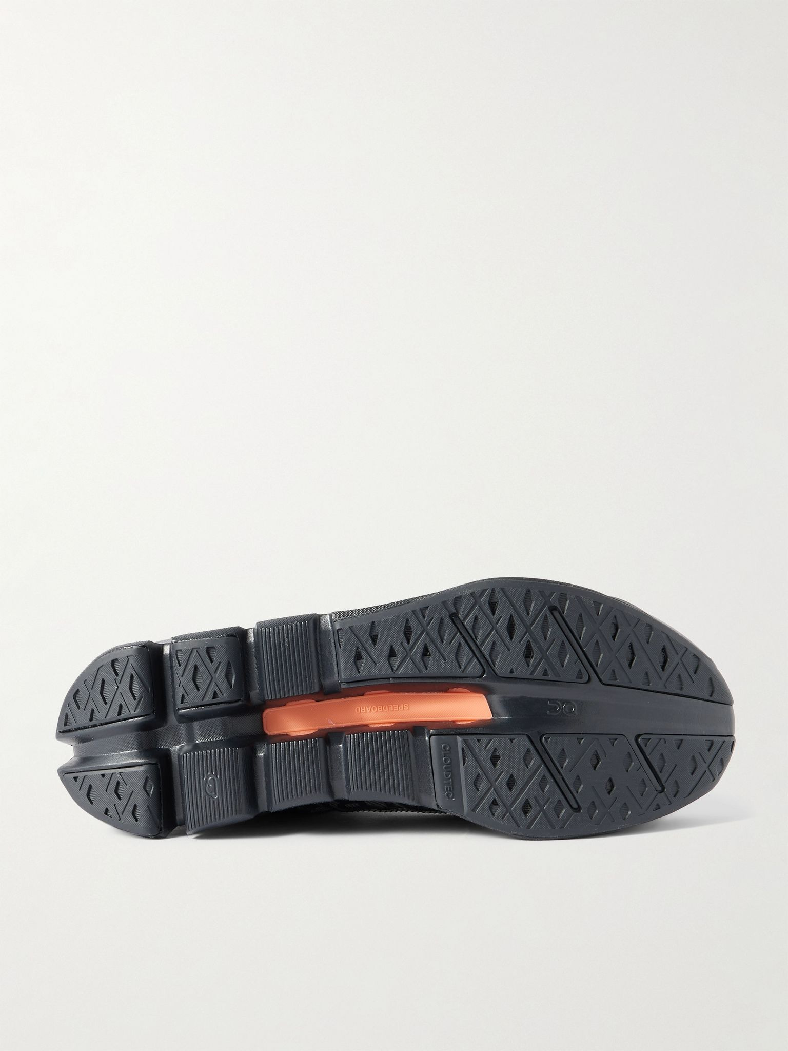 Cloudflow 5 Rubber-Trimmed Mesh Running Sneakers Black - 3