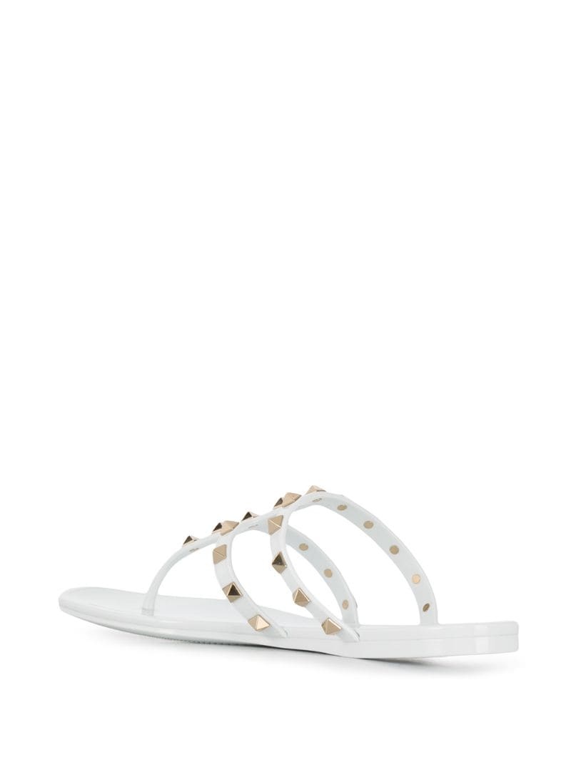 Rockstud thong-strap sandals - 3