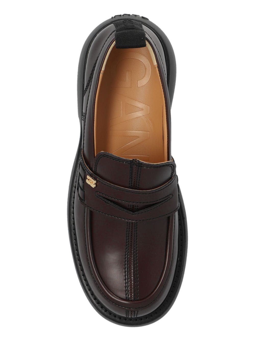 logo-plaque loafers - 6