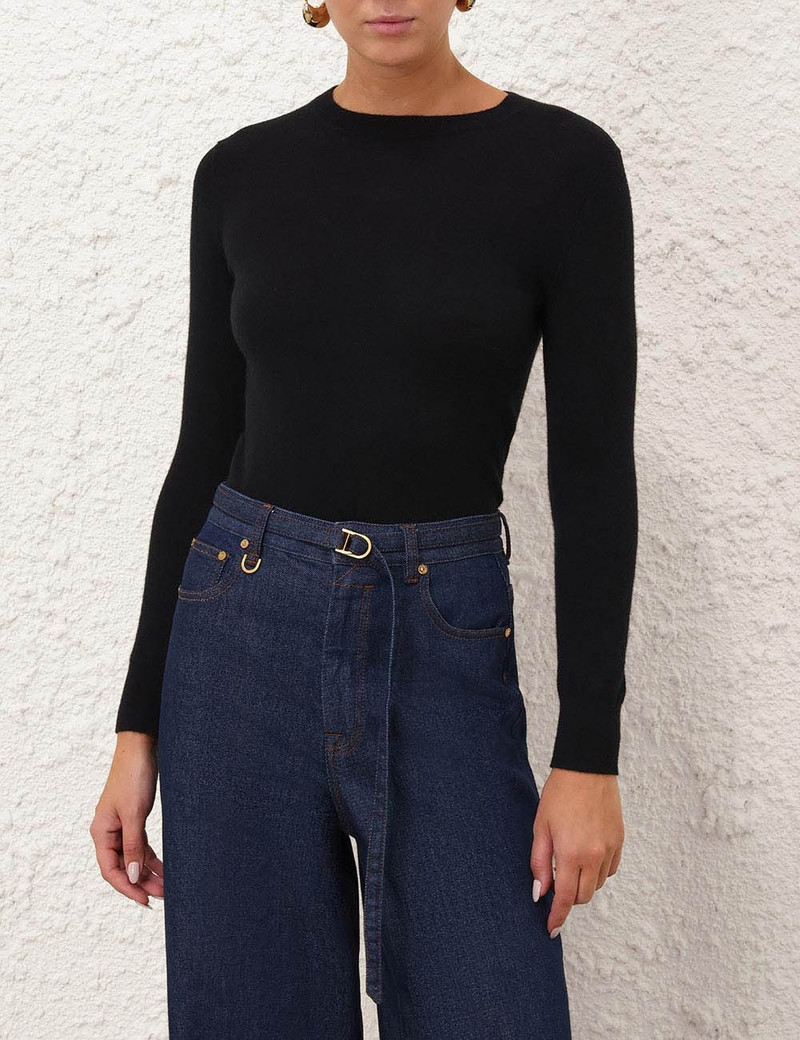 Zimmermann CLASSIC CREW NECK SWEATER outlook