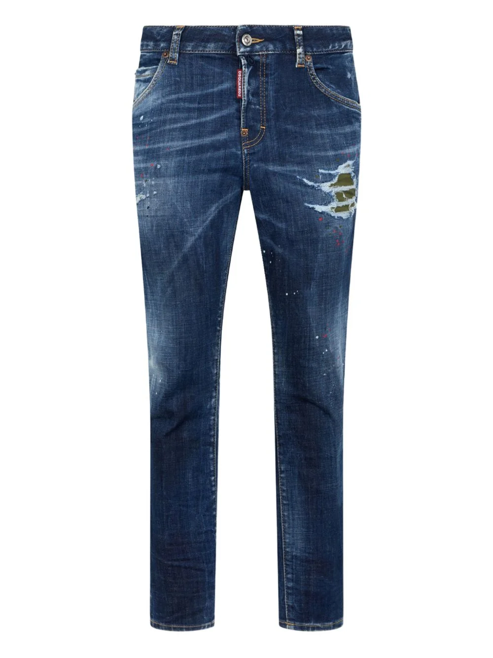 distressed-effect jeans - 1