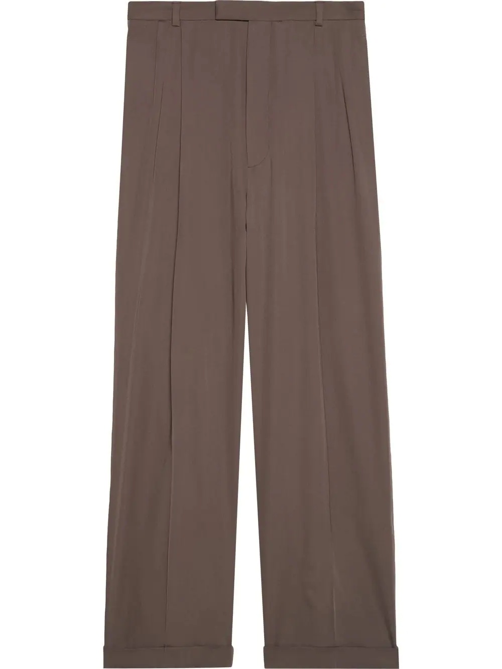 pleated wool trousers - 1