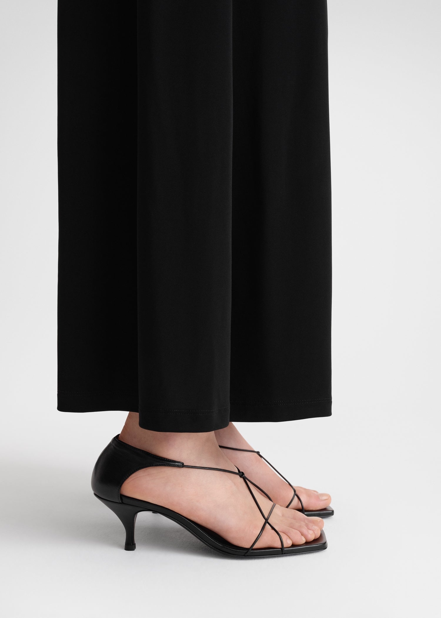 The Leather Knot Sandal black - 3