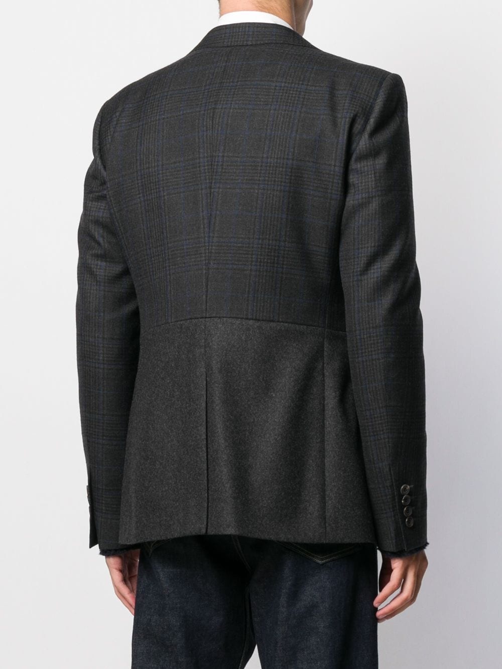 Hybrid check tweed blazer - 4