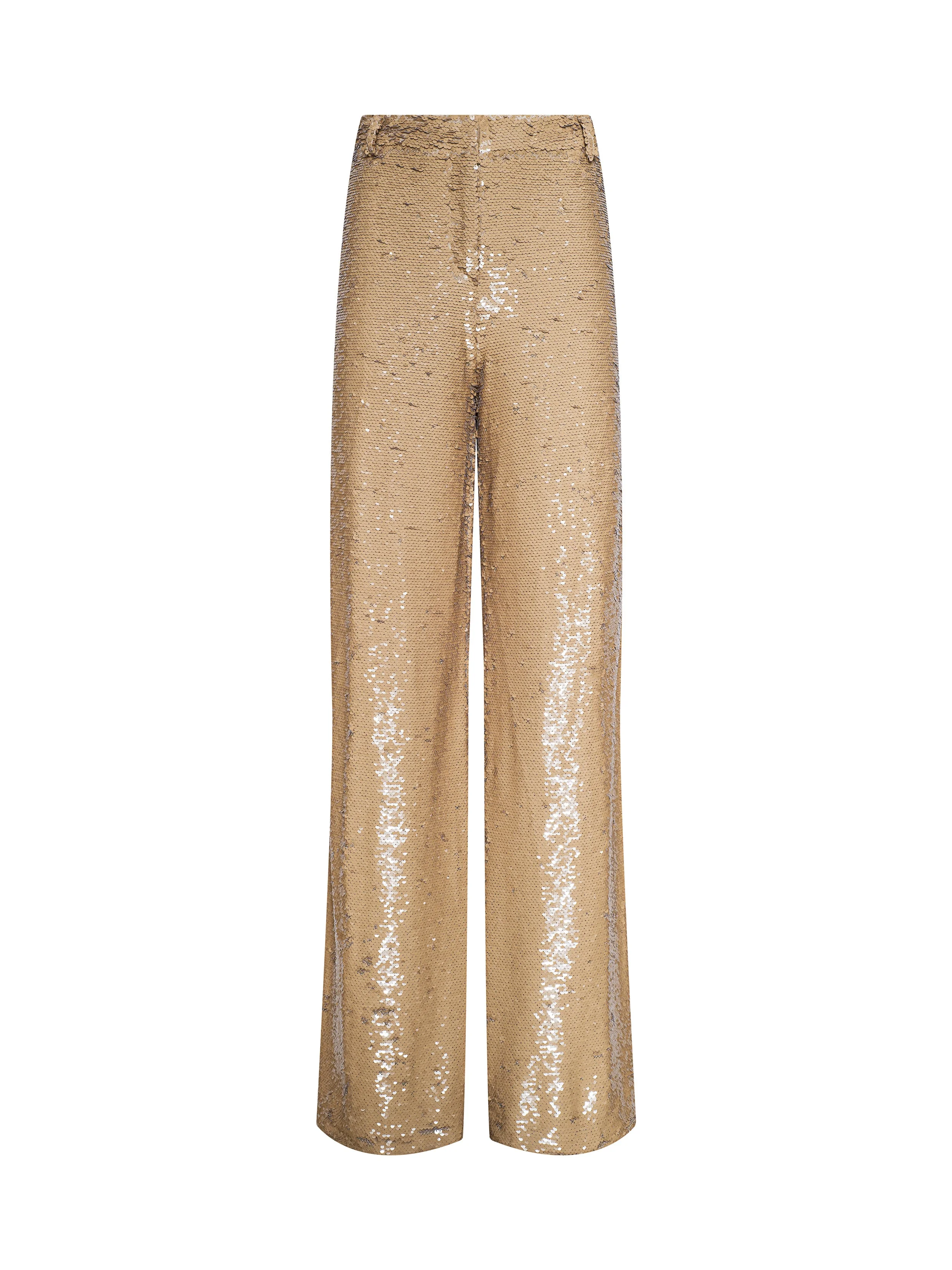 Gavin Sequin Wide-Leg Pant - 1