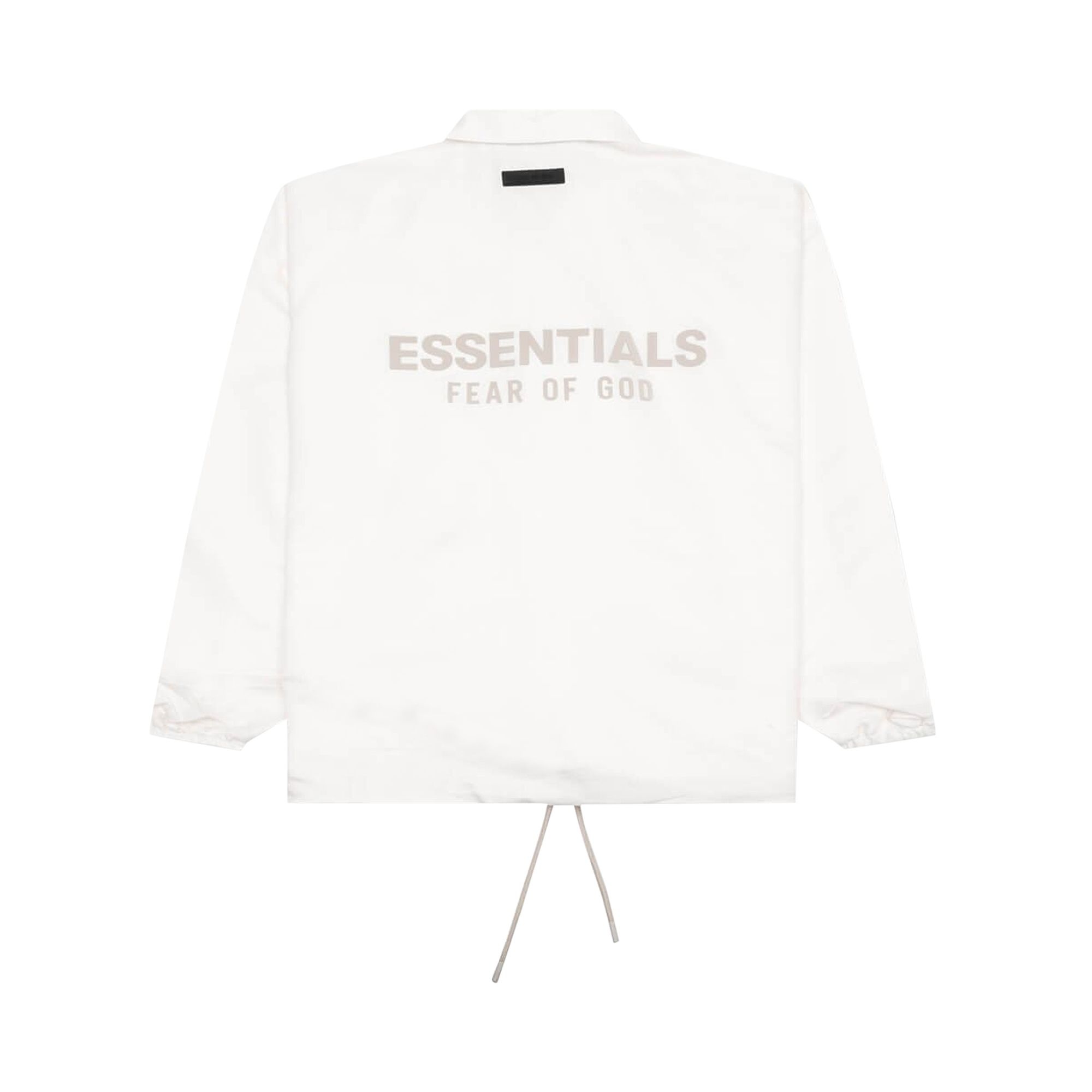 Fear of God Essentials Coaches Jacket 'Cloud Dancer' - 2
