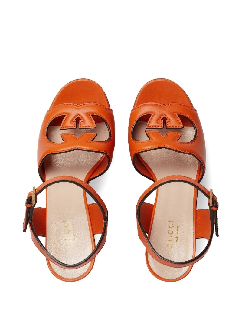 interlocking G 110mm high sandals 4