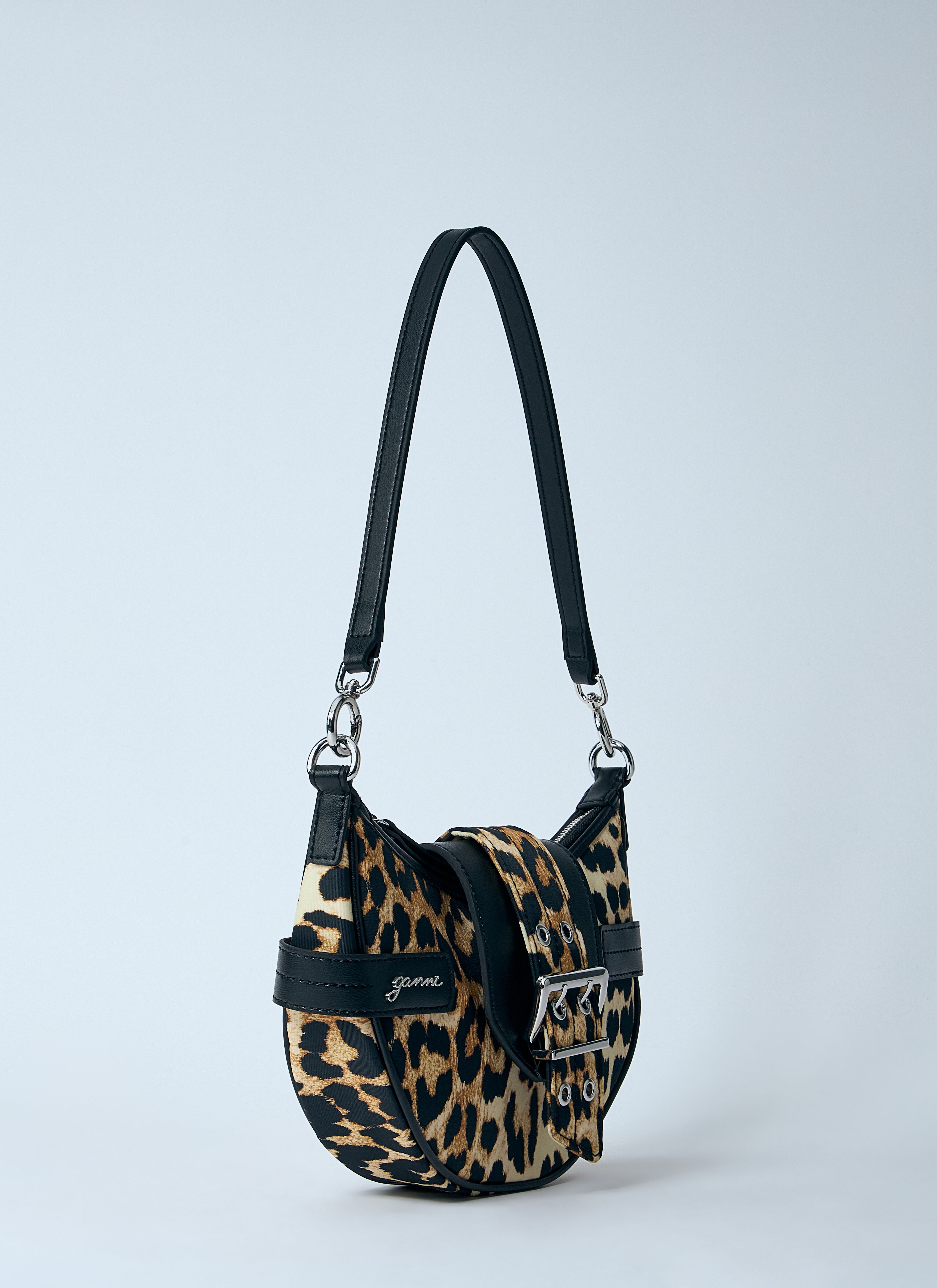 Small Leopard Bucky Crossbody Bag - 2