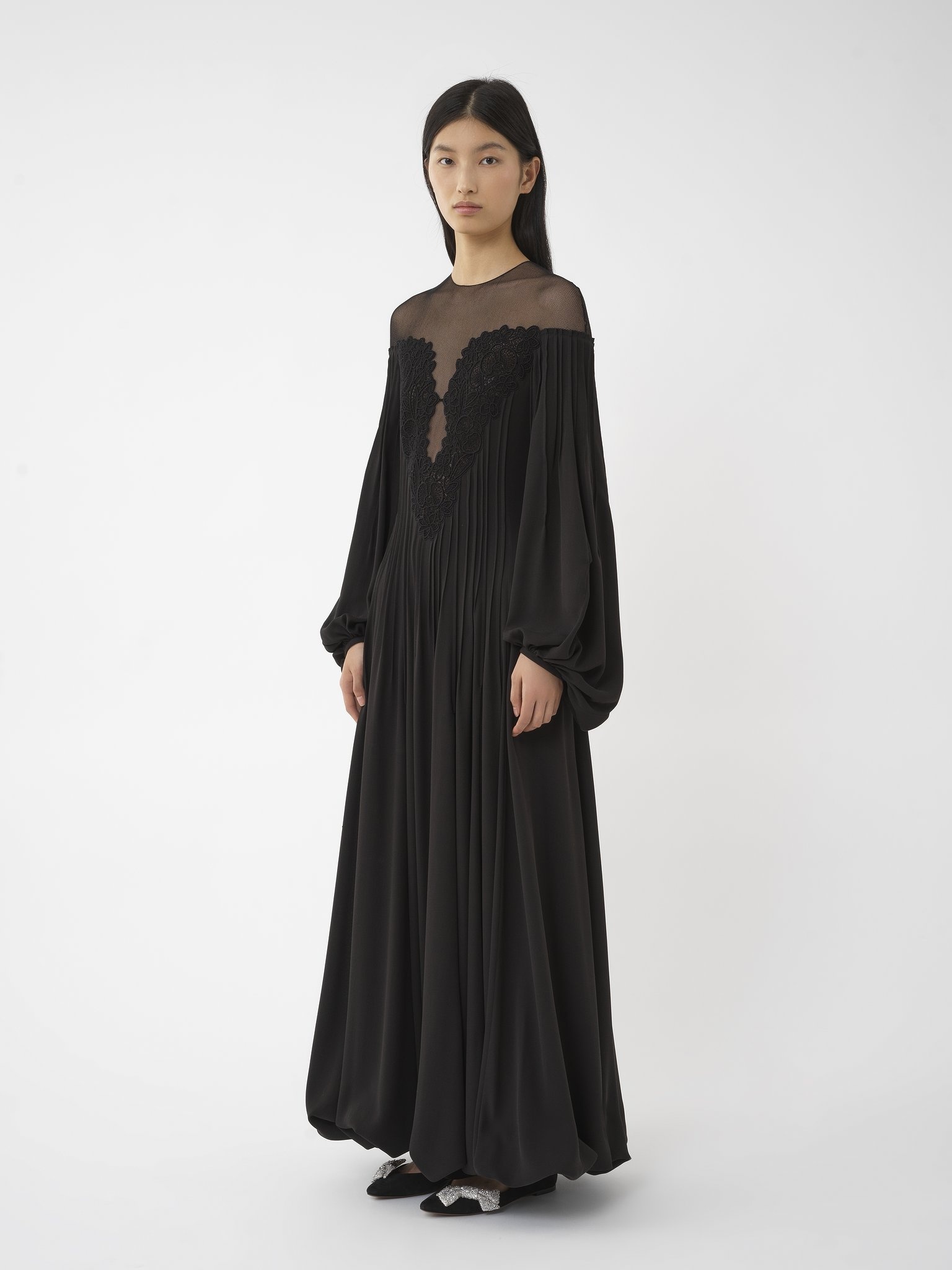 EMBELLISHED EVENING DRESS - 4