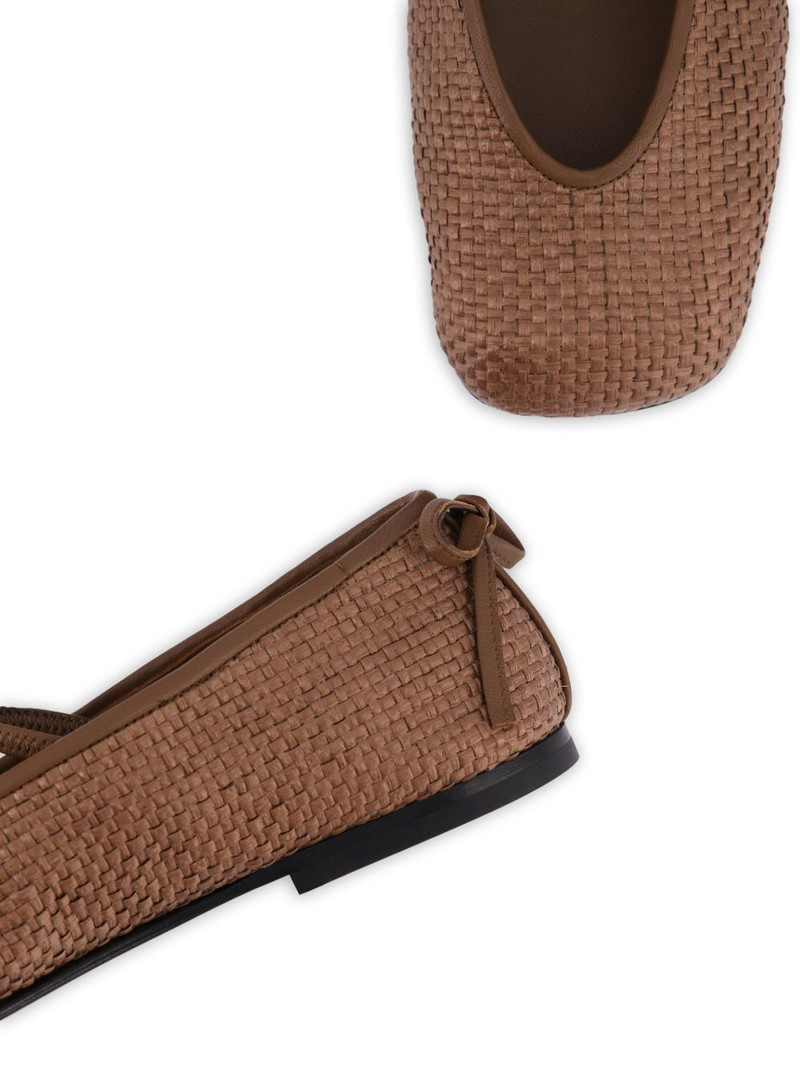 Bulla Node woven tie ballet flats 4