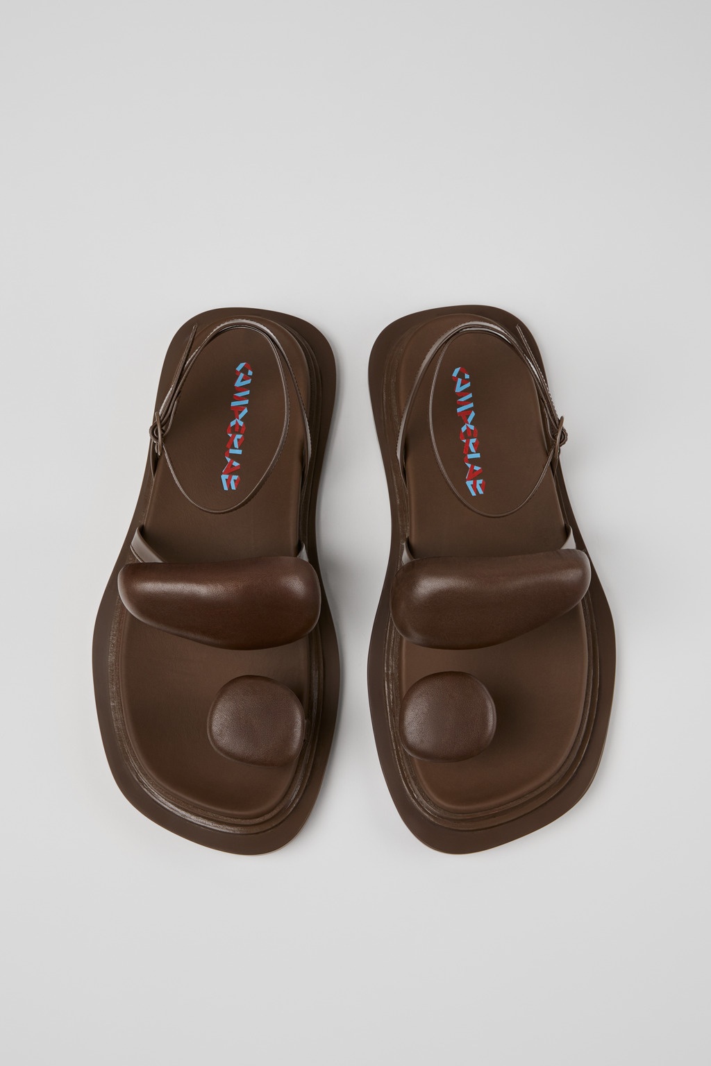 Brown Leather Sandals - 4