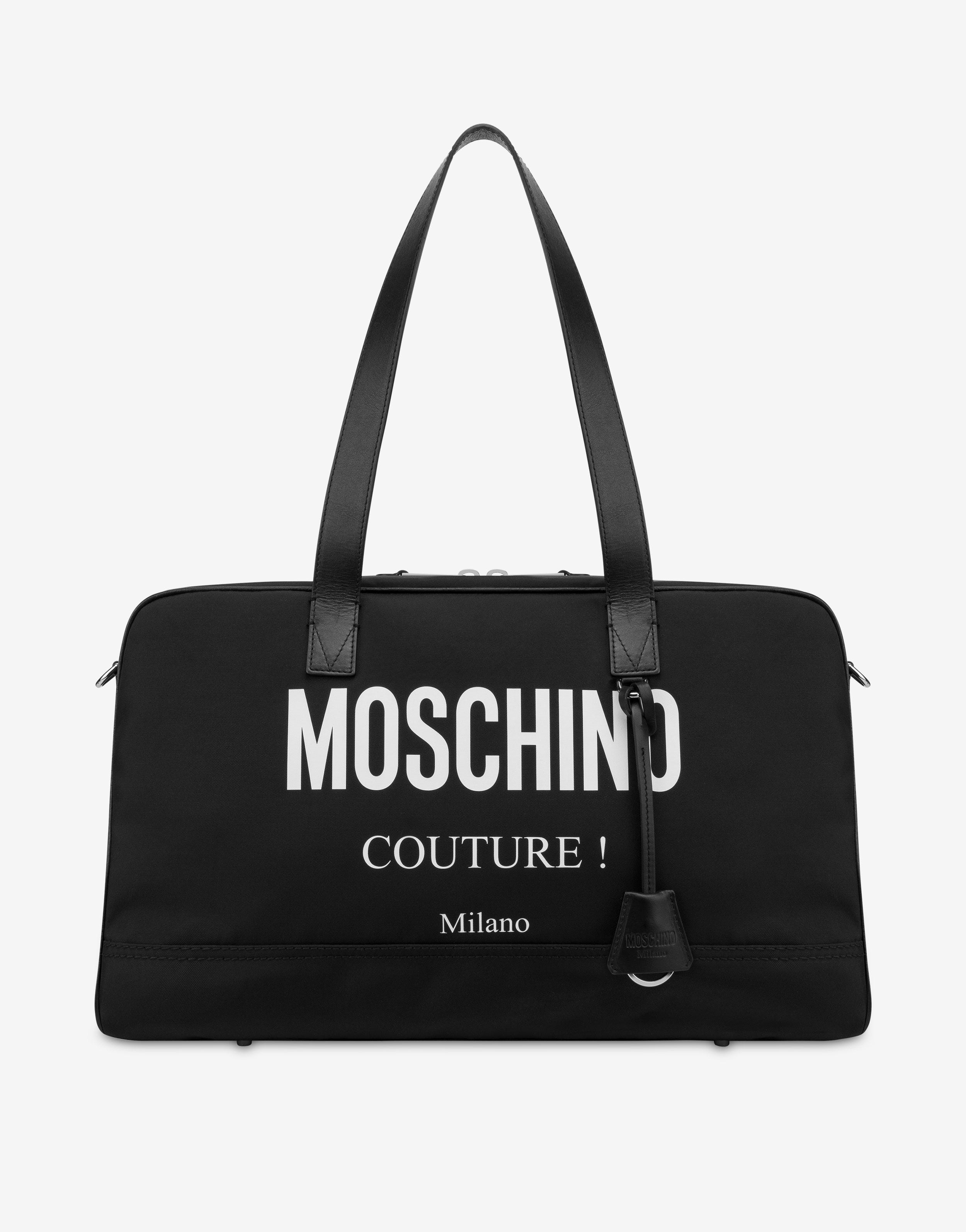 MOSCHINO COUTURE NYLON TRAVEL BAG - 1