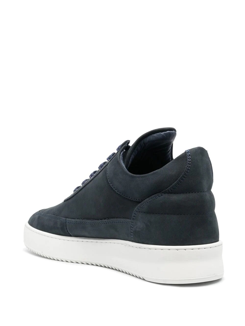 low-top suede sneakers - 3