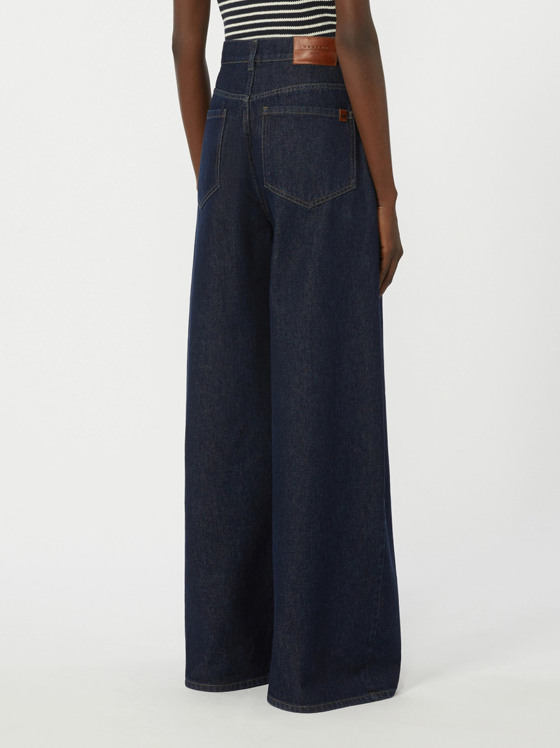 TABELLA Cotton denim wide-leg jeans - NAVY 4