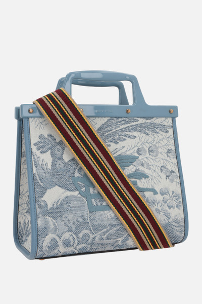 Etro LOVE TROTTER SMALL JACQUARD TOTE BAG outlook