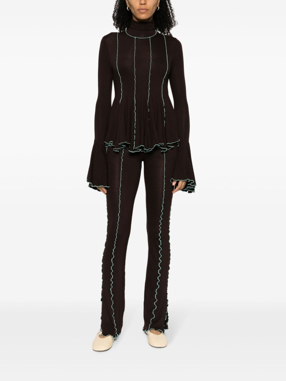 Renti contrast-stitching jumper - 2