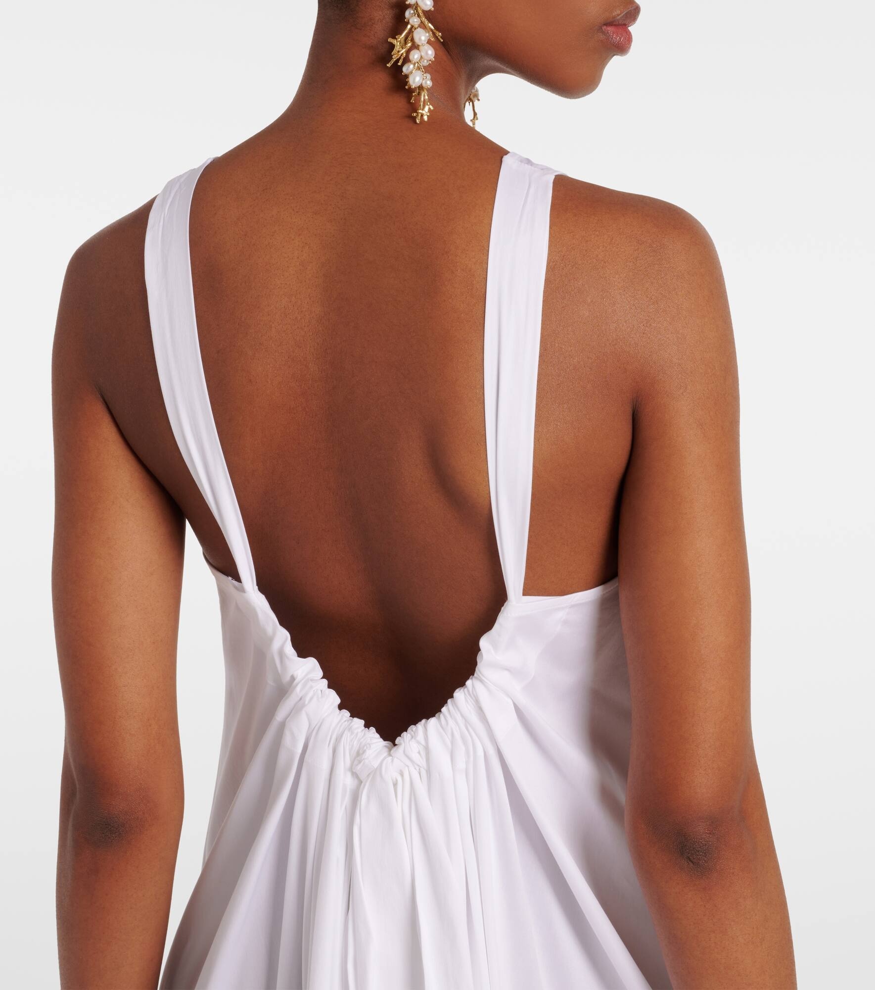 Romea cotton-blend poplin maxi dress - 6