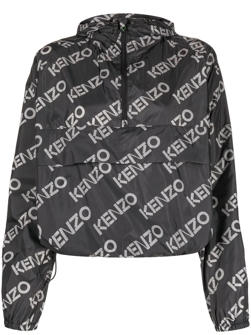 logo-print jacket - 1