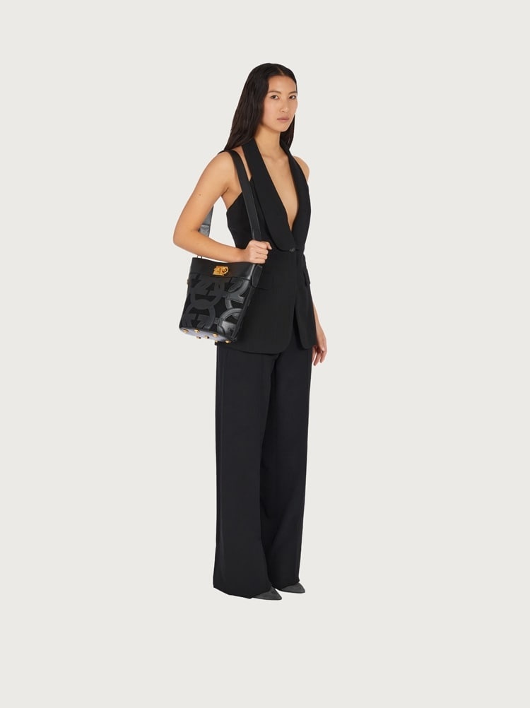 FERRAGAMO STUDIO BUCKET BAG - 2