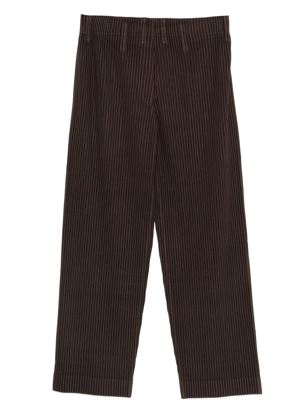pleated wide-leg trousers - 2