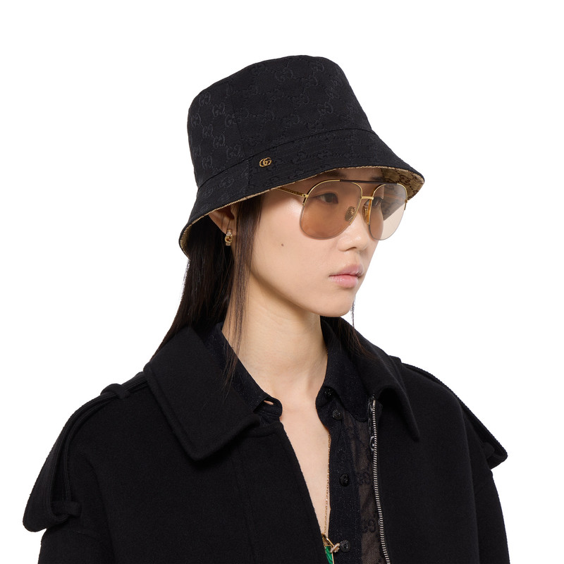 Reversible GG canvas bucket hat 4