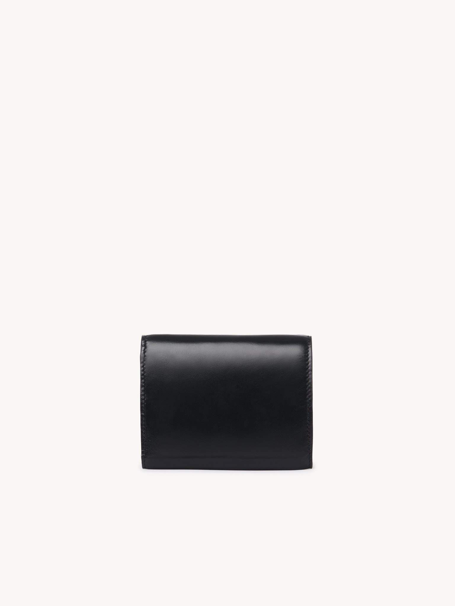 SMALL CHLOÉ ICONIC TRI-FOLD WITH COIN POCKET IN SHINY LEATHER - 4
