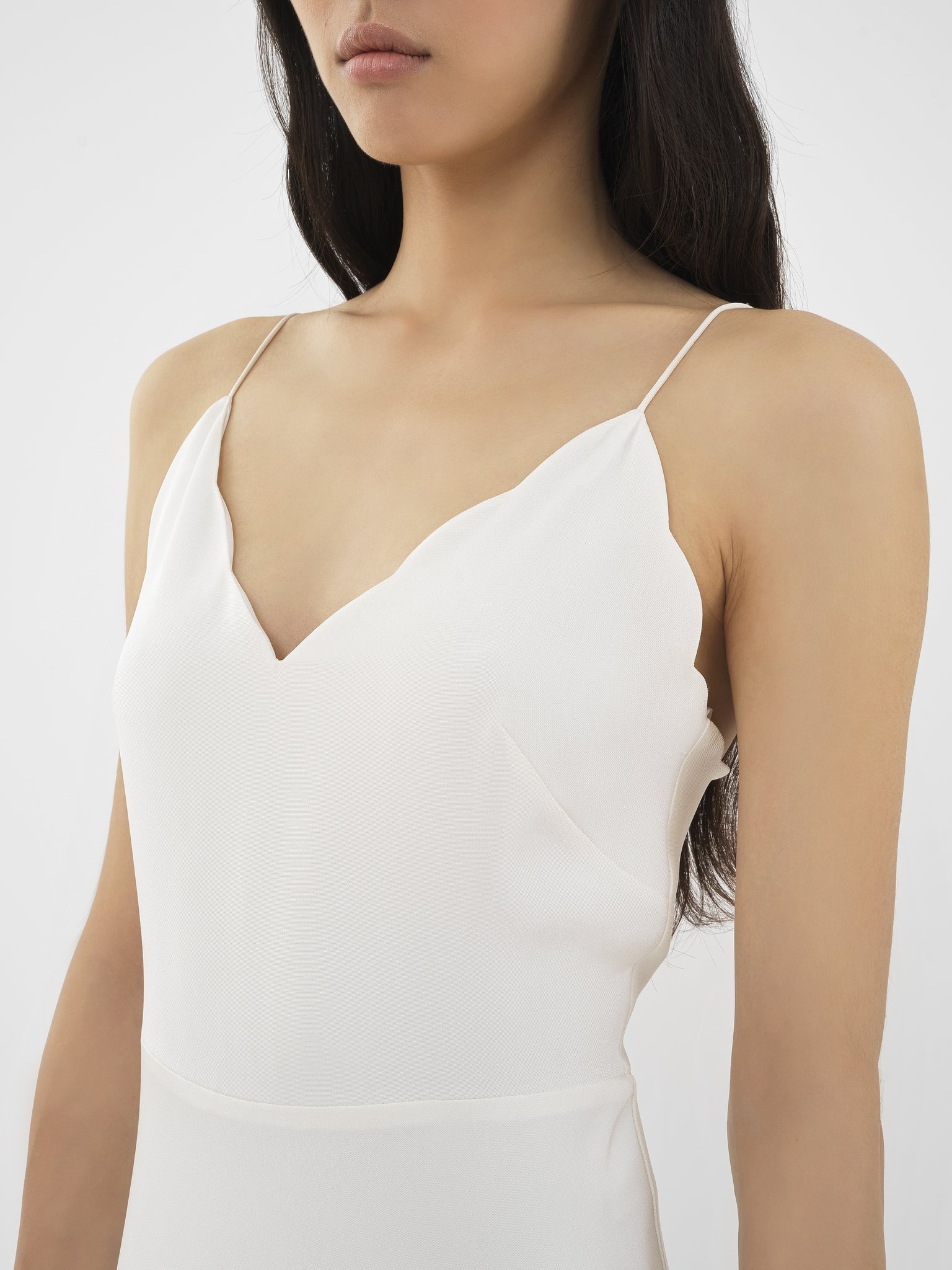 SLEEVELESS LONG FLARED DRESS - 6