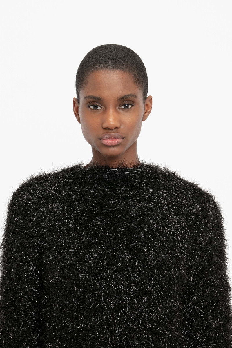 Open Back Jumper In Black 5