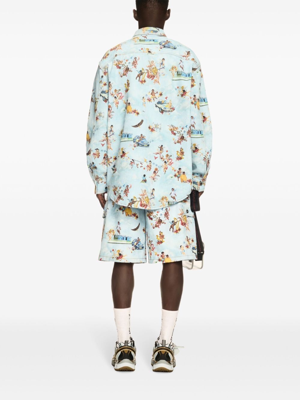fresco-print shirt - 4