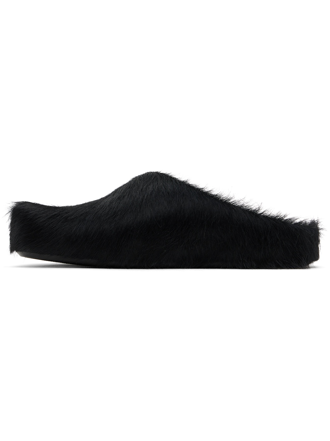 Black Fussbett Sabot Slip-on Loafers - 3