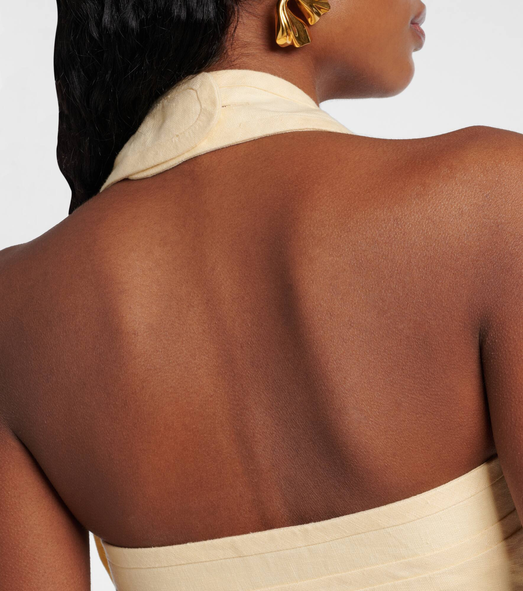 Jerry ruched linen top - 6