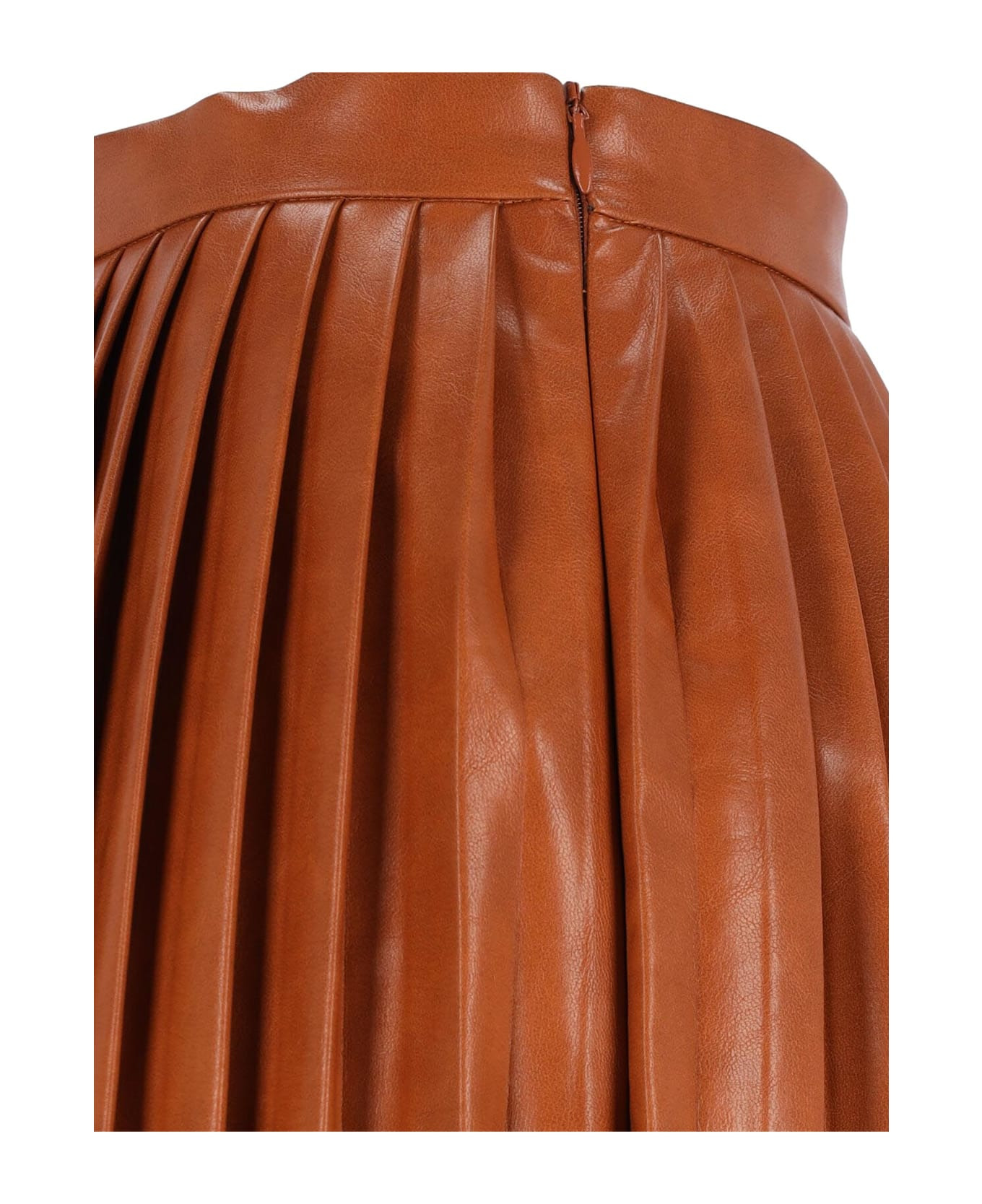 Pleated Midi Skirt - 5
