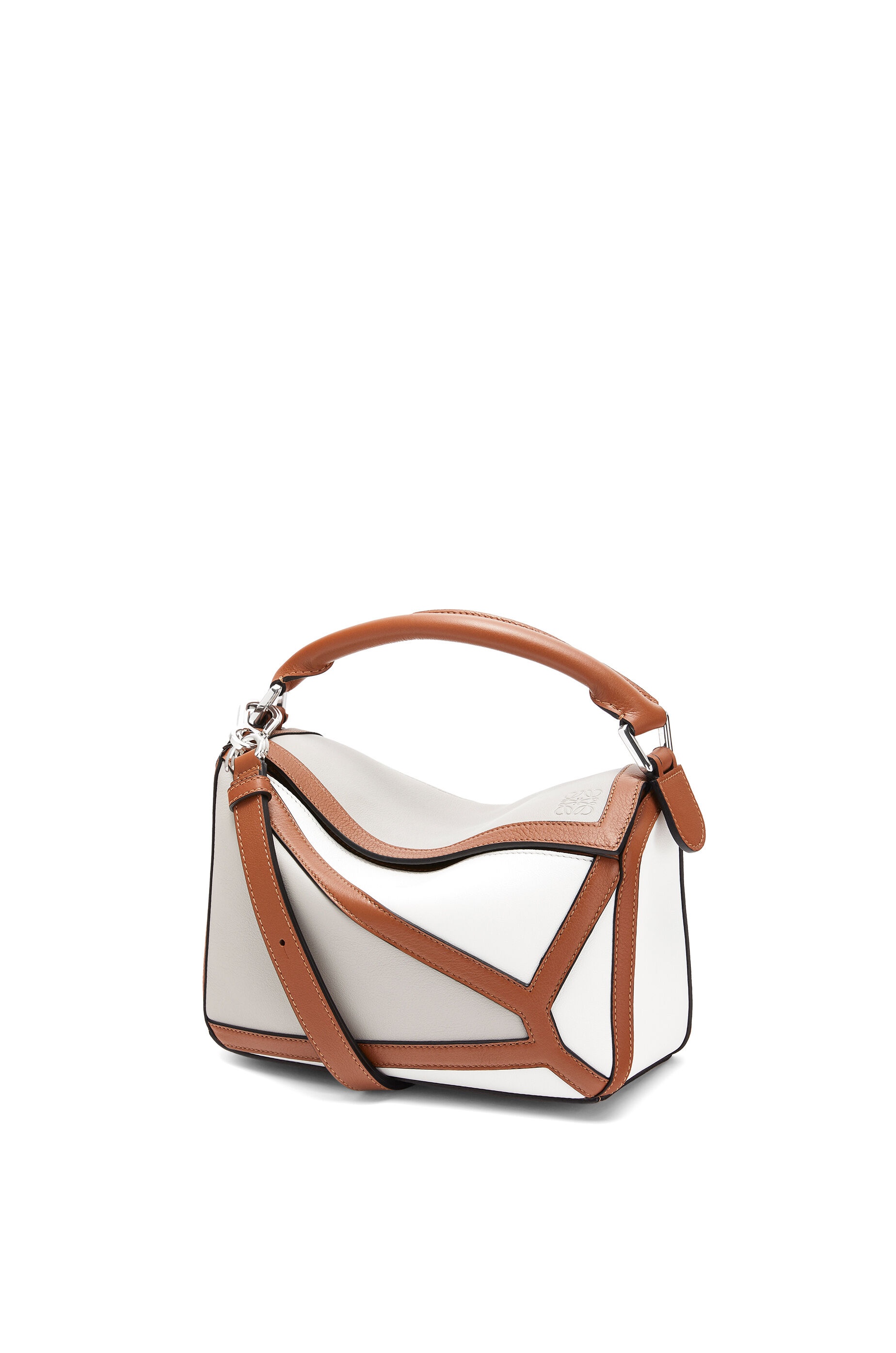 Small Puzzle Graphic bag in classic calfskin - 1