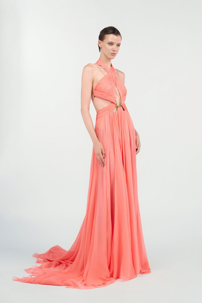 Long Silk Dress 3