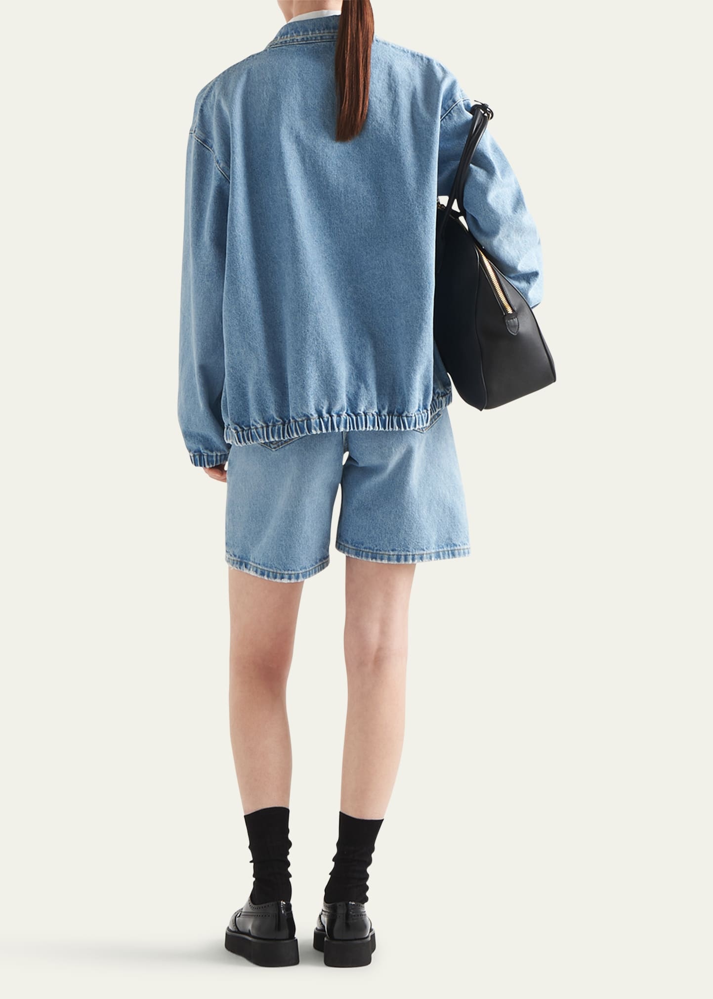 Denim Bleached Loose Jacket - 3