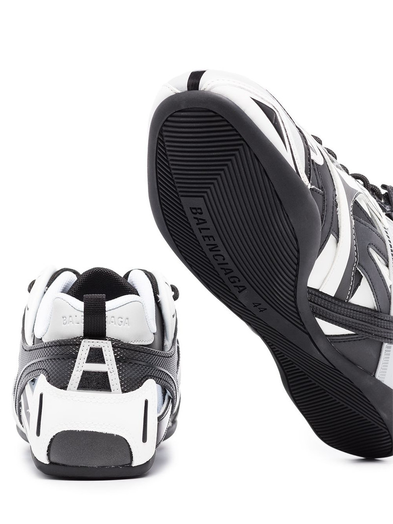 BALENCIAGA black Drive patterned sneakers outlook