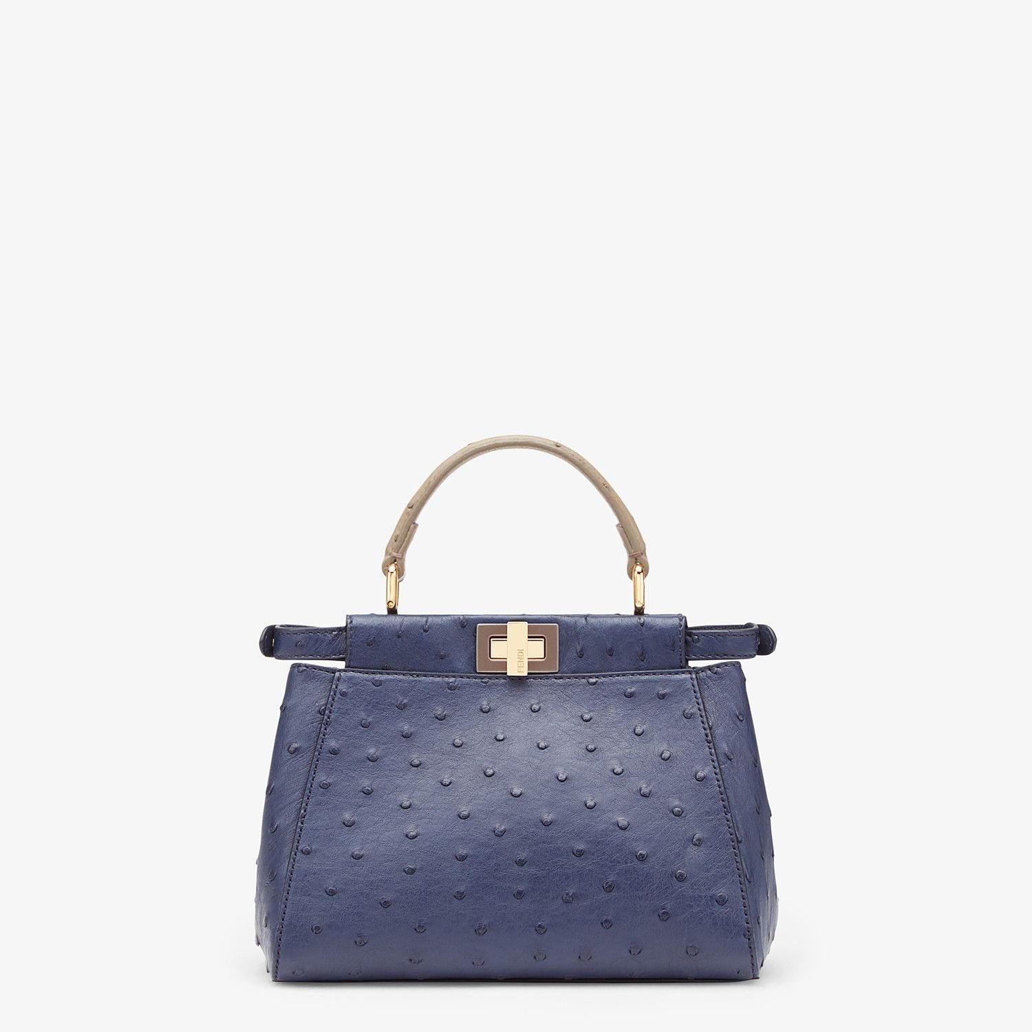 Blue ostrich bag - 3