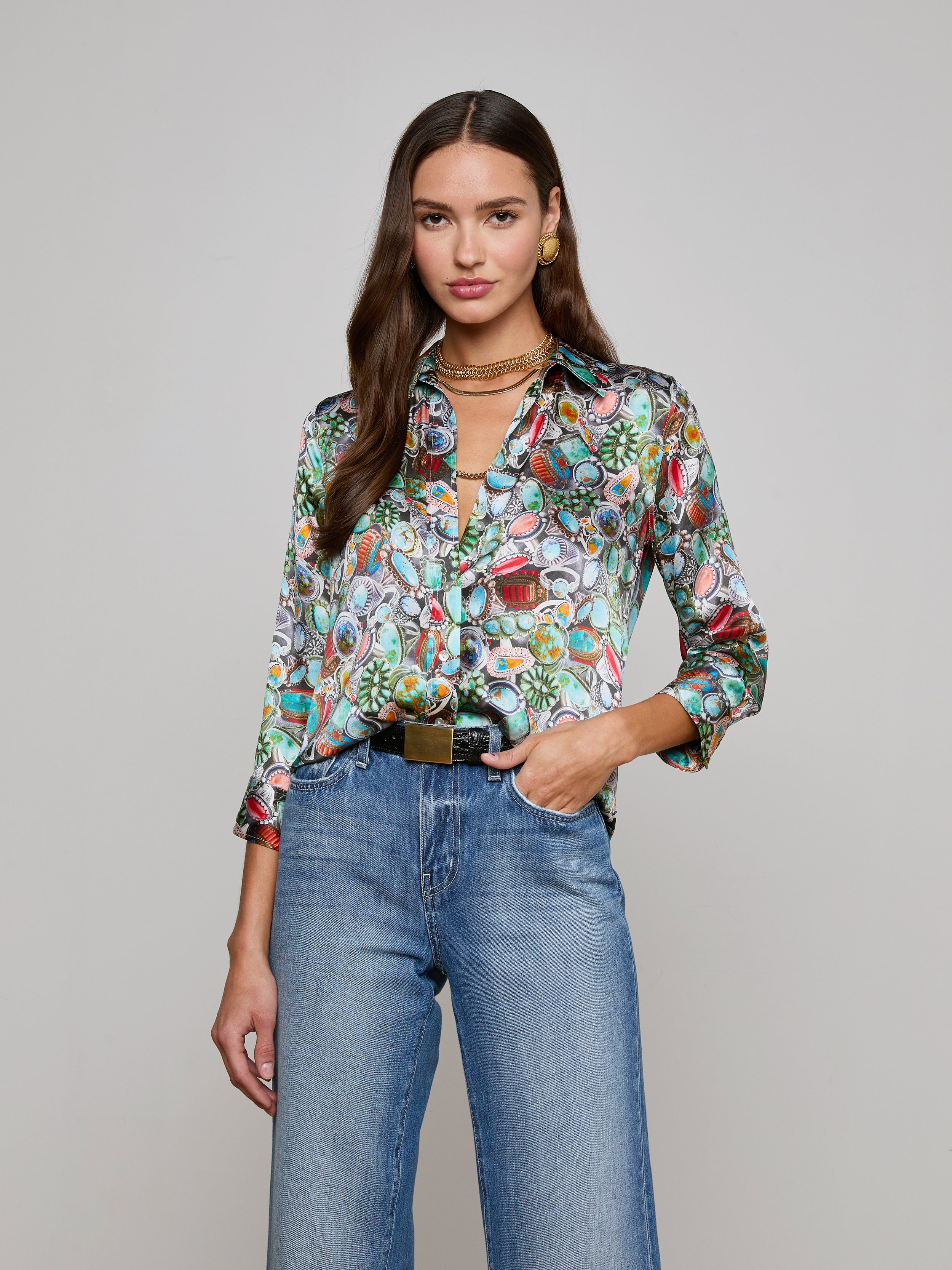 Dani Silk Blouse - 2