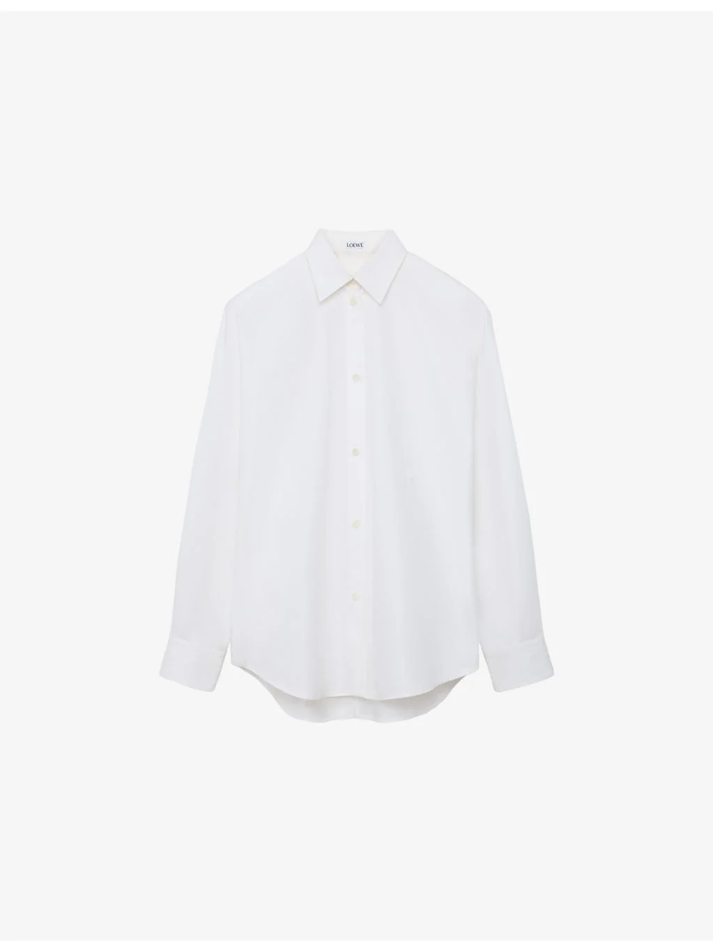 Logo-Embroidered Cotton Shirt - 1