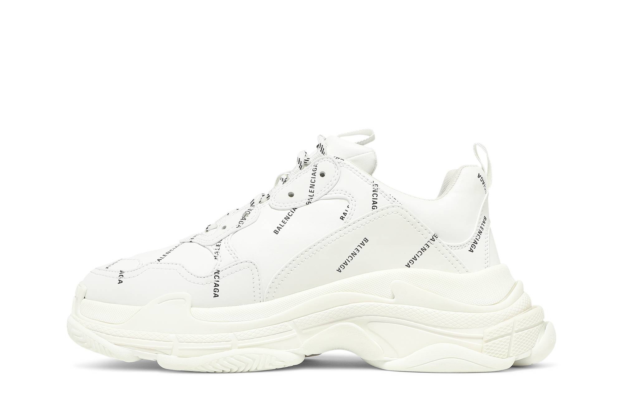 Balenciaga Triple S Sneaker 'Allover Logo - White' - 3