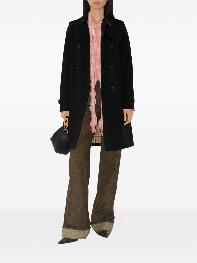 Burberry belted double-breasted trench coat outlook