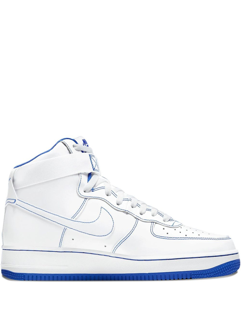 Air Force 1 High Stitch "White / Royal Blue" sneakers 1