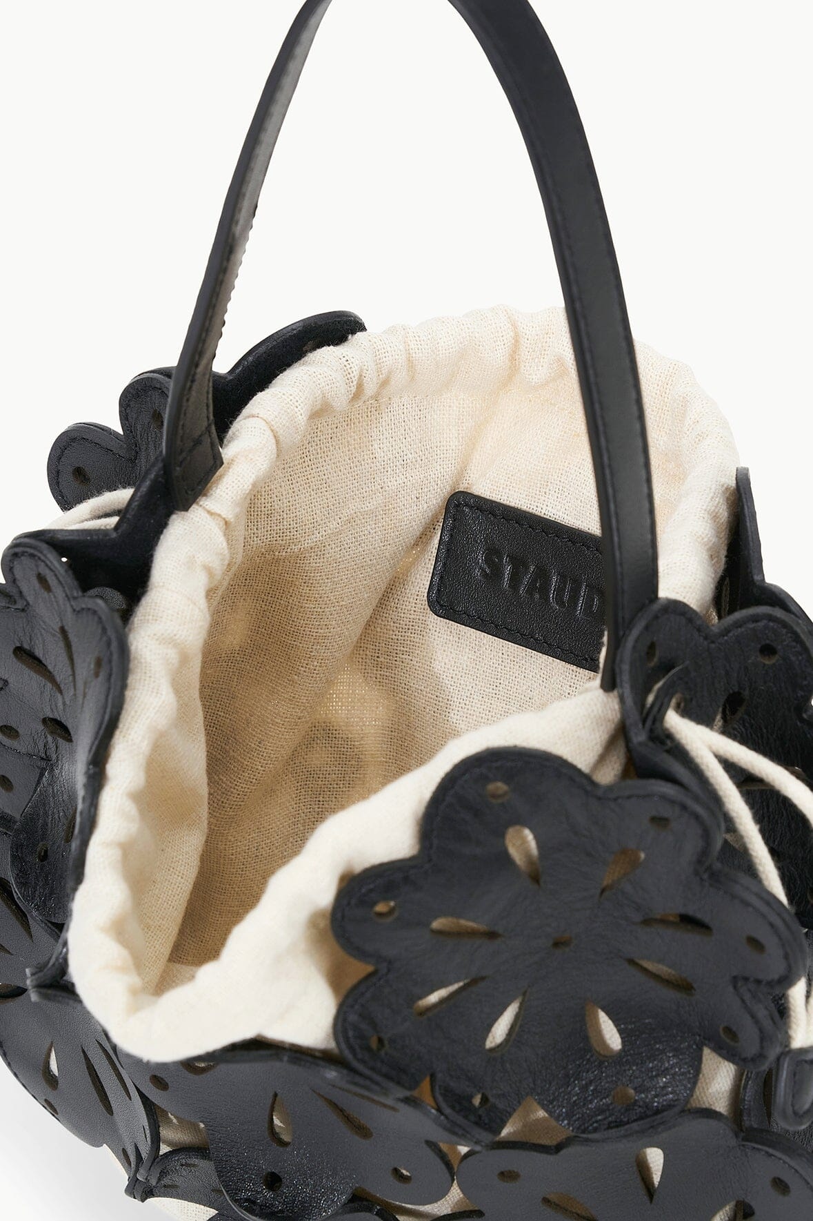 STAUD FLORA BASKET BAG BLACK - 6