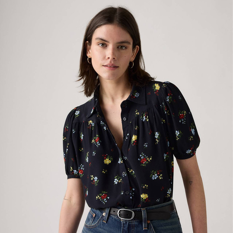 Levi's LEA SHORT-SLEEVE SLIM BLOUSE outlook