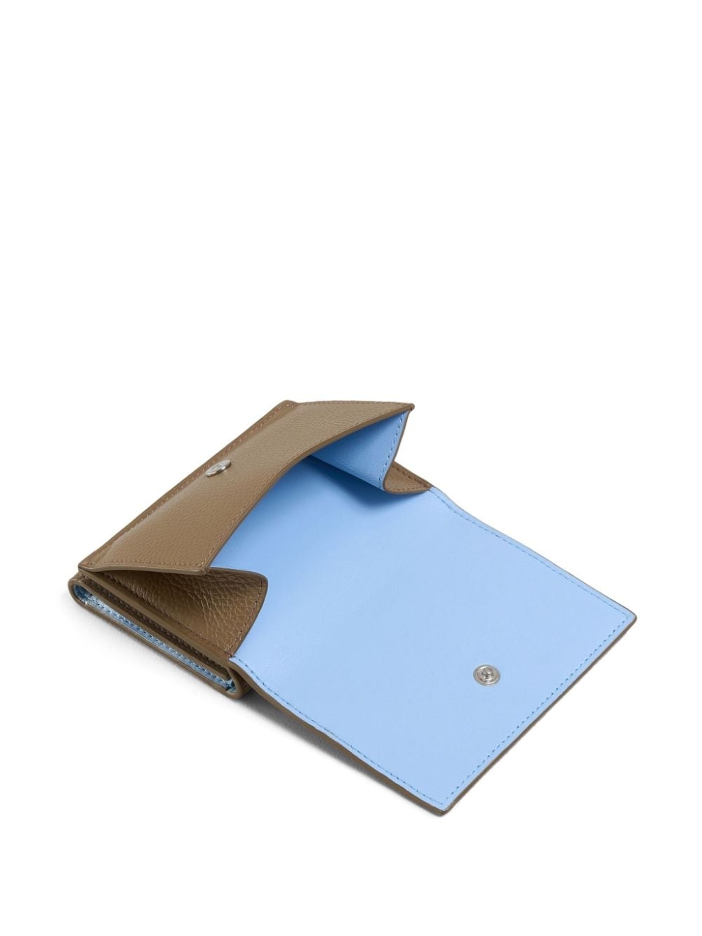 logo-embroidered leather wallet - 5