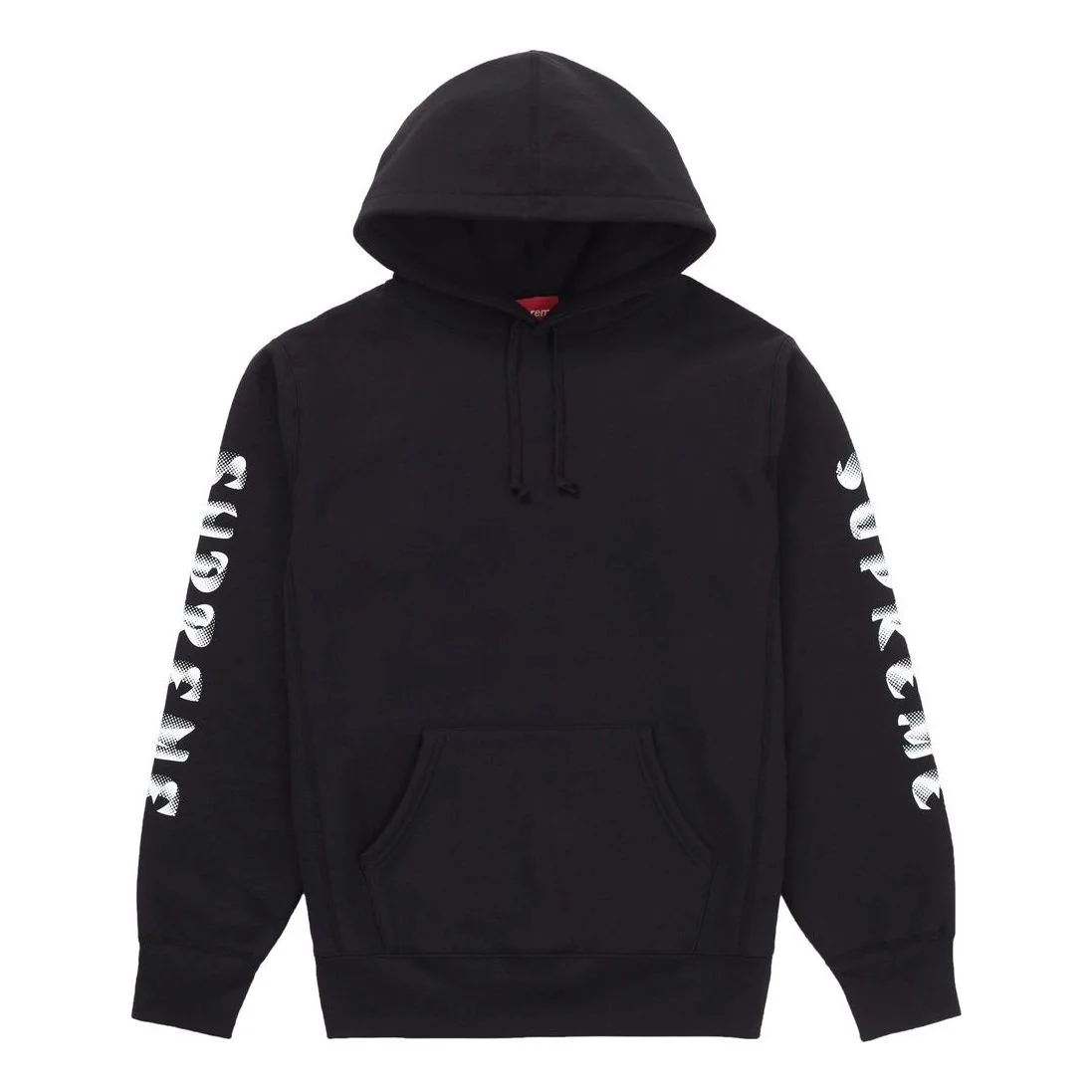 Supreme FW18 Gradient Sleeve Hooded Sweatshirt Black SUP-FW18-850 - 1