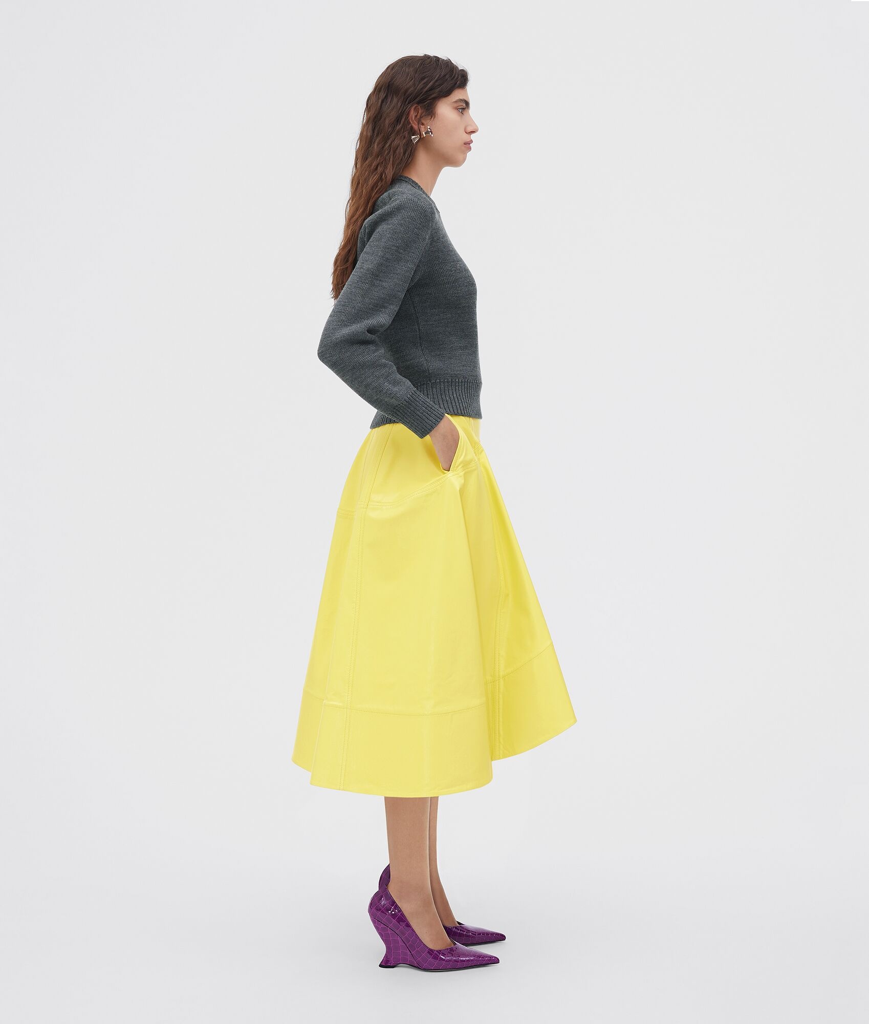 medium weight dry wool jumper - 2