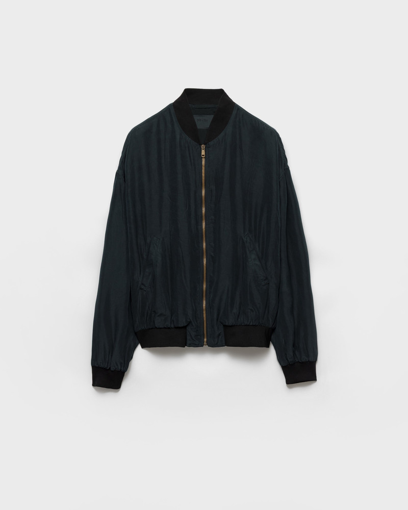 Silk bomber jacket 1