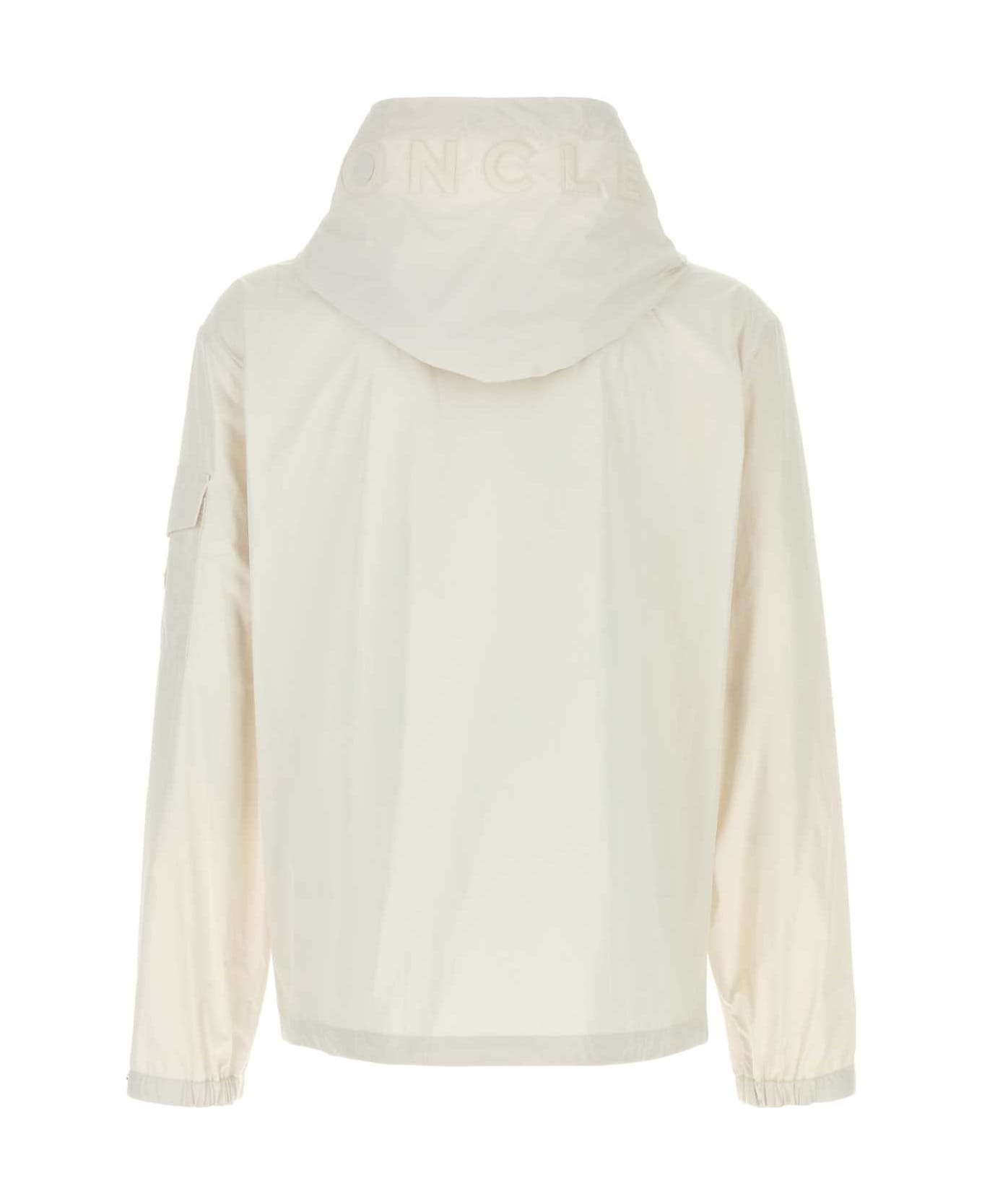 White Polyester Sassiere Windbreaker - 2